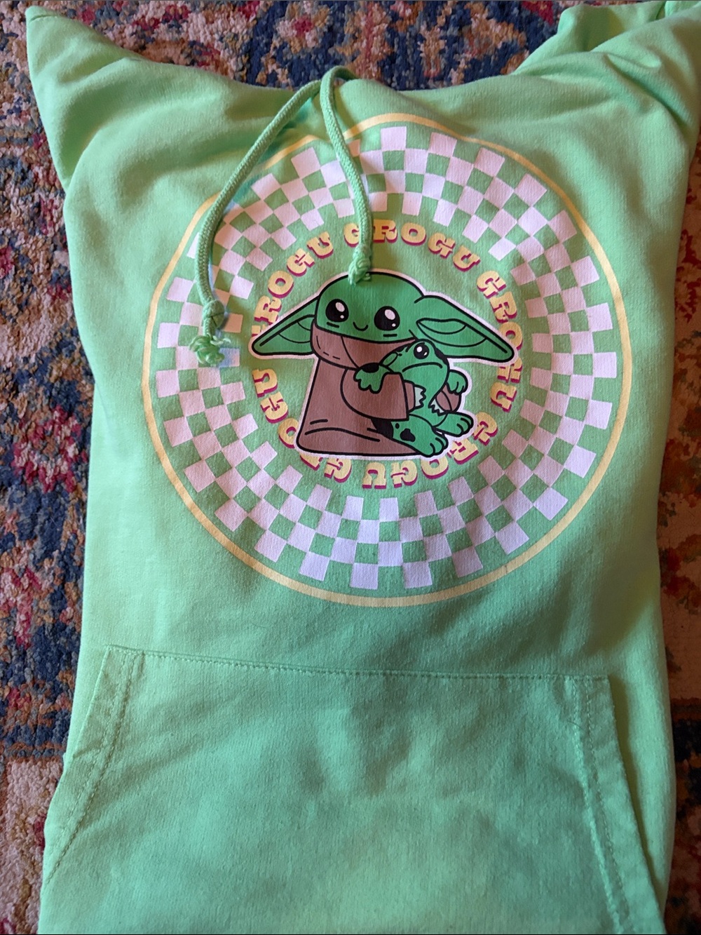 Star Wars Grogu hoodie Size XS EXC SHAPE! Soft well made UNISEX